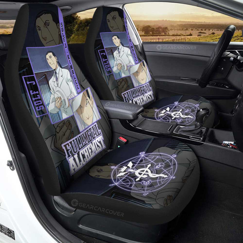 Solf J. Kimblee Car Seat Covers Custom Fullmetal Alchemist Anime - Gearcarcover - 1