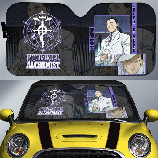 Solf J. Kimblee Car Sunshade Custom Fullmetal Alchemist Anime - Gearcarcover - 1
