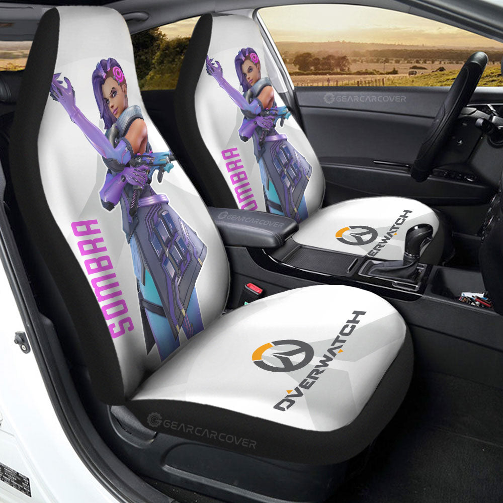 Sombra Car Seat Covers Custom Overwatch - Gearcarcover - 2