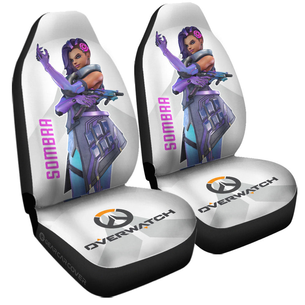 Sombra Car Seat Covers Custom Overwatch - Gearcarcover - 1