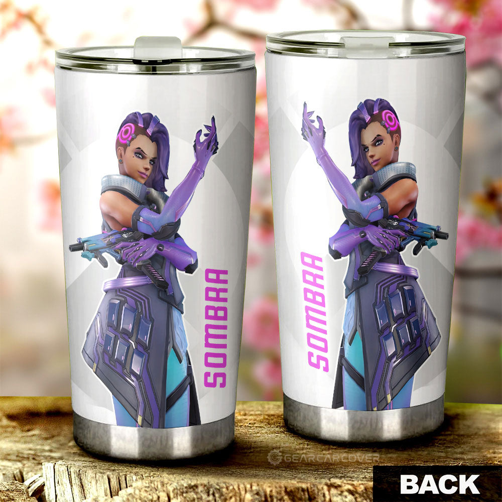 Sombra Tumbler Cup Custom Overwatch - Gearcarcover - 3