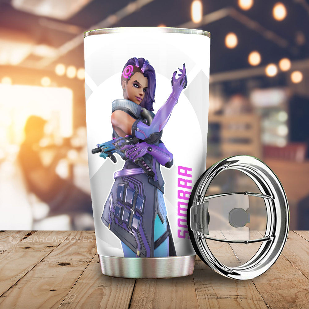 Sombra Tumbler Cup Custom Overwatch - Gearcarcover - 1