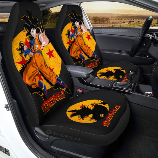 Son Goku Car Seat Covers Custom Dragon Ball Anime Car Accessories - Gearcarcover - 2