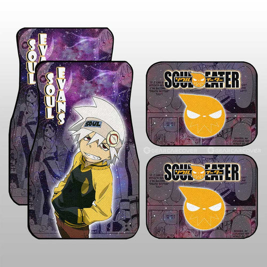Soul Evans Car Floor Mats Custom Soul Eater Anime Manga Galaxy Style - Gearcarcover - 1