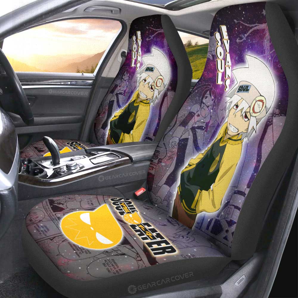 Soul Evans Car Seat Covers Custom Soul Eater Anime Manga Galaxy Style - Gearcarcover - 2