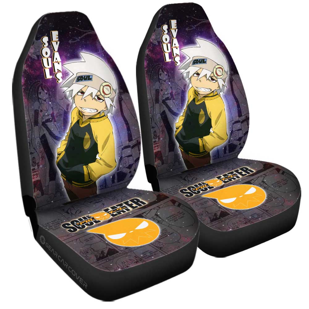 Soul Evans Car Seat Covers Custom Soul Eater Anime Manga Galaxy Style - Gearcarcover - 3