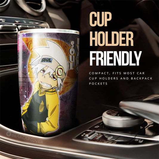 Soul Evans Tumbler Cup Custom Soul Eater Anime Manga Galaxy Style - Gearcarcover - 2
