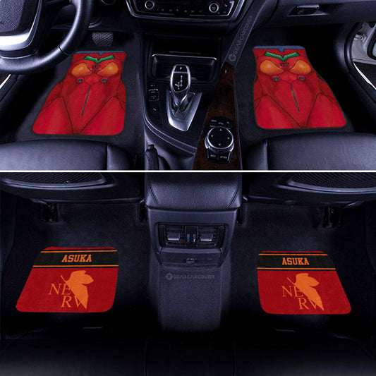 Souryuu Asuka Langley Car Floor Mats Custom NGE Car Interior Accessories - Gearcarcover - 2