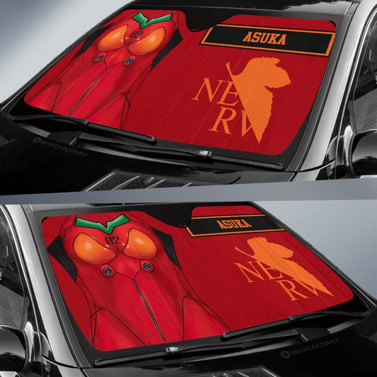Souryuu Asuka Langley Car Sunshade Custom NGE Car Interior Accessories - Gearcarcover - 2