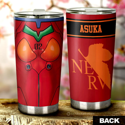 Souryuu Asuka Langley Tumbler Cup Custom NGE Car Interior Accessories - Gearcarcover - 2