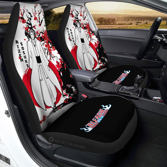 Sousuke Aizen Car Seat Covers Custom Japan Style Anime Bleach Car Interior Accessories - Gearcarcover - 1