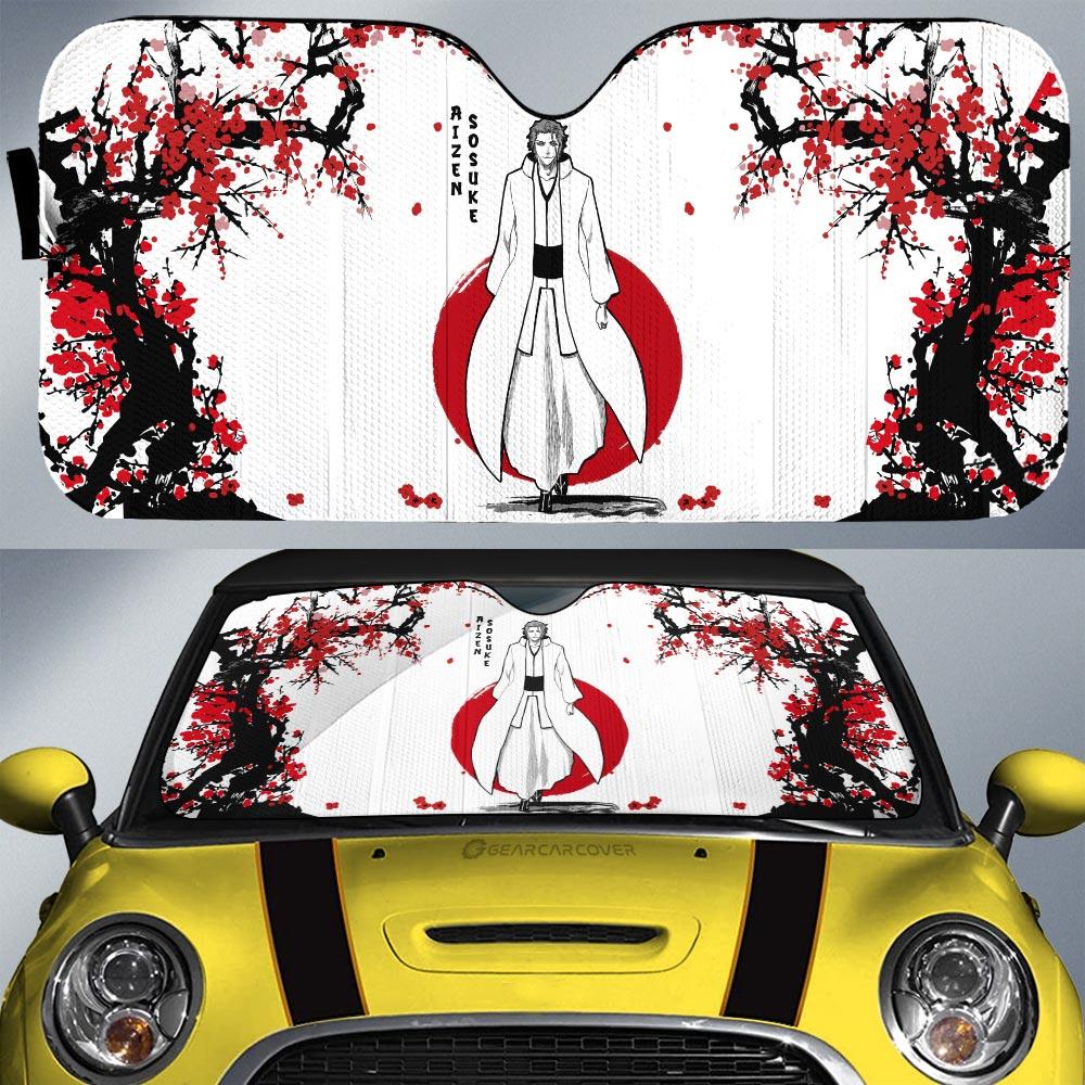 Sousuke Aizen Car Sunshade Custom Janpan Style Anime Bleach Car Accessories - Gearcarcover - 1