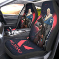 Sova Car Seat Covers Custom Valorant Agent - Gearcarcover - 3