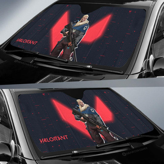 Sova Car Sunshade Custom Valorant Agent - Gearcarcover - 2