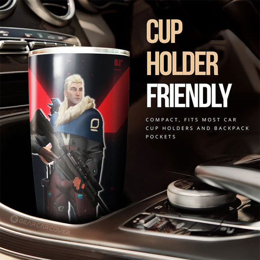 Sova Tumbler Cup Custom Valorant Agent - Gearcarcover - 2