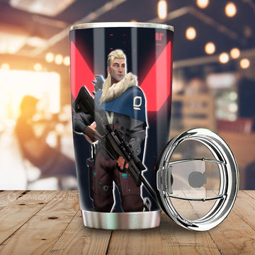 Sova Tumbler Cup Custom Valorant Agent - Gearcarcover - 1