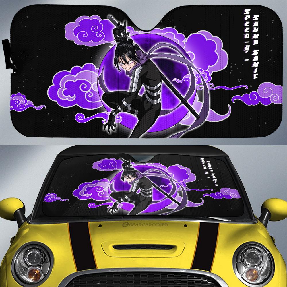 Speed o' Sound Sonic Car Sunshade Custom One Punch Man Anime Car Accessories - Gearcarcover - 1