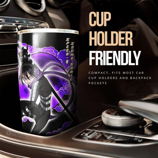 Speed o' Sound Sonic Tumbler Cup Custom One Punch Man Anime Car Accessories - Gearcarcover - 2