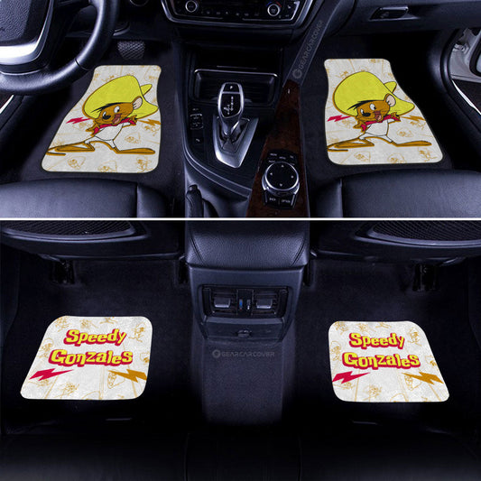 Speedy Gonzales Car Floor Mats Custom Cartoon Car Accessories - Gearcarcover - 2