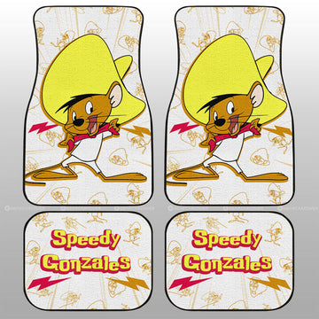 Speedy Gonzales Car Floor Mats Custom Cartoon Car Accessories - Gearcarcover - 1