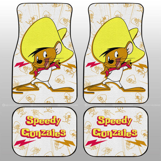 Speedy Gonzales Car Floor Mats Custom Cartoon Car Accessories - Gearcarcover - 1