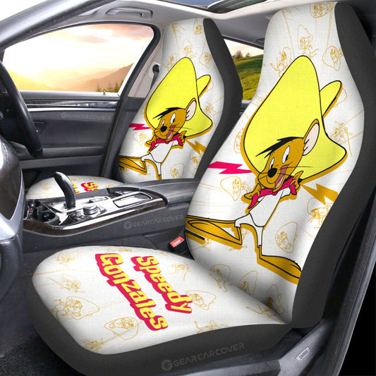Speedy Gonzales Car Seat Covers Custom Cartoon Car Accessories - Gearcarcover - 2