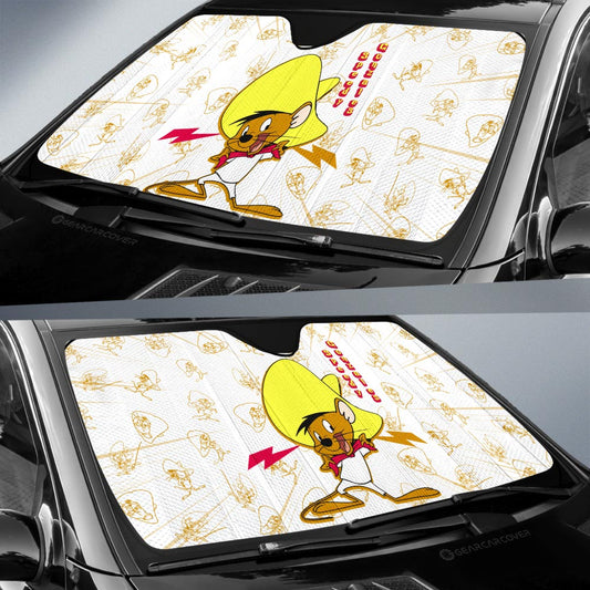 Speedy Gonzales Car Sunshade Custom Cartoon Car Accessories - Gearcarcover - 2