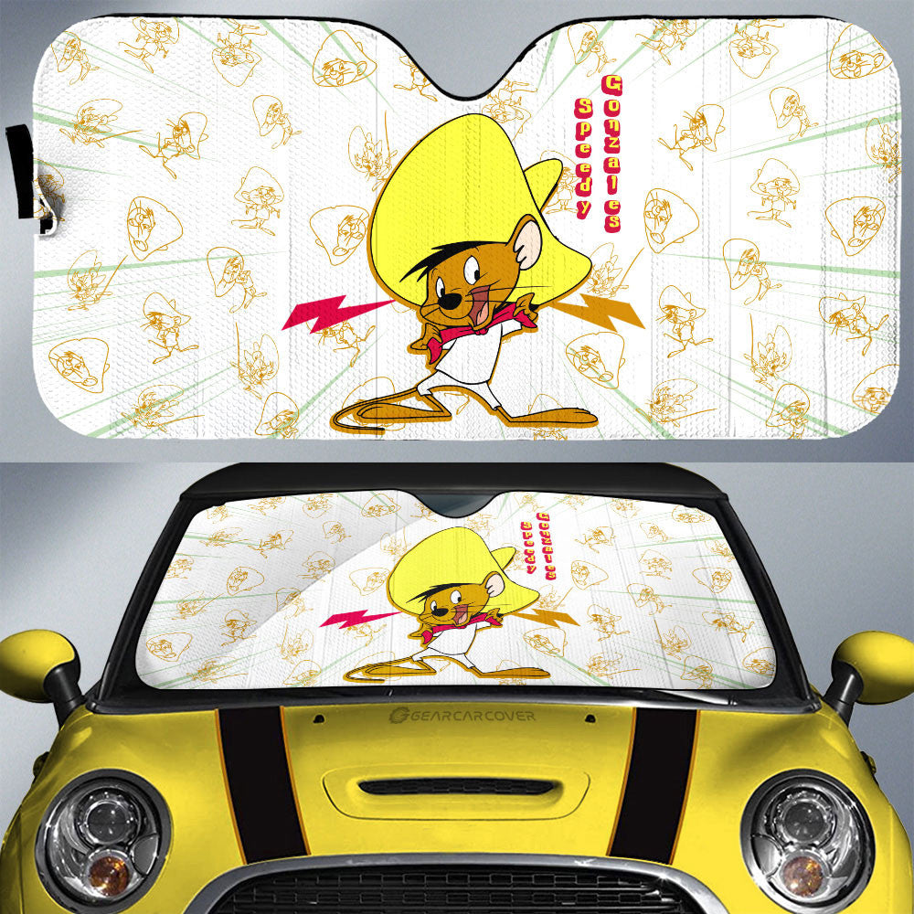 Speedy Gonzales Car Sunshade Custom Cartoon Car Accessories - Gearcarcover - 1