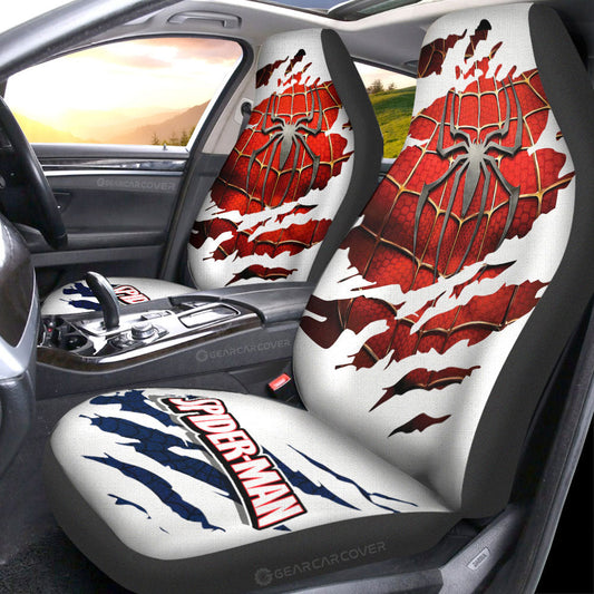 Spider Man Car Seat Covers Custom Uniform Car Accessories - Gearcarcover - 2
