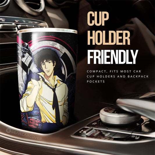Spike Spiegel Tumbler Cup Custom Cowbop Bebop Anime - Gearcarcover - 2