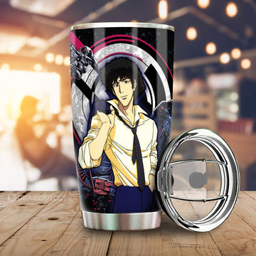 Spike Spiegel Tumbler Cup Custom Cowbop Bebop Anime - Gearcarcover - 1