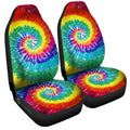 Spiral Tie Dye Car Seat Covers Custom Car Accessories Hippie Gifts - Gearcarcover - 3