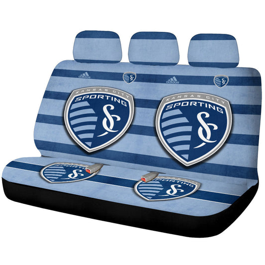 Sporting Kansas City Car Back Seat Covers Custom Car Accessories For Fans - Gearcarcover - 2
