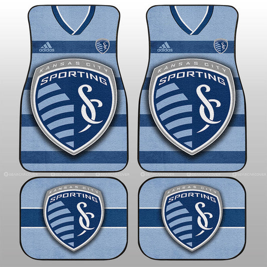 Sporting Kansas City Car Floor Mats Custom Car Accessories For Fans - Gearcarcover - 1