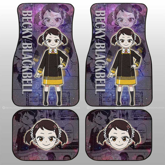 Spy x Family Anime Car Floor Mats Custom Becky Blackbell Galaxy Style Car Accessories - Gearcarcover - 2