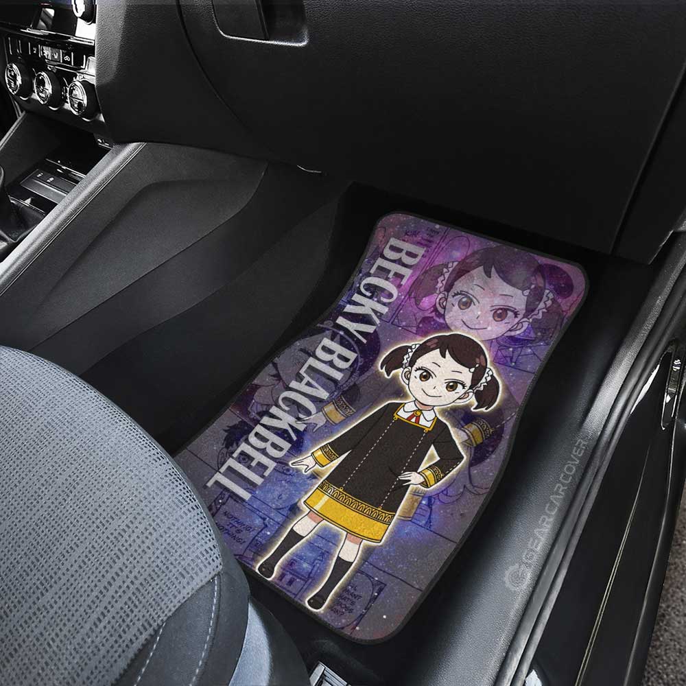 Spy x Family Anime Car Floor Mats Custom Becky Blackbell Galaxy Style Car Accessories - Gearcarcover - 4