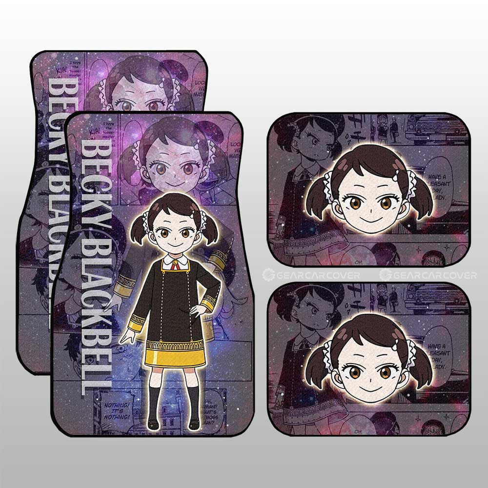Spy x Family Anime Car Floor Mats Custom Becky Blackbell Galaxy Style Car Accessories - Gearcarcover - 1