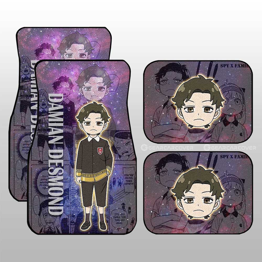 Spy x Family Anime Car Floor Mats Custom Damian Desmond Galaxy Style Car Accessories - Gearcarcover - 1