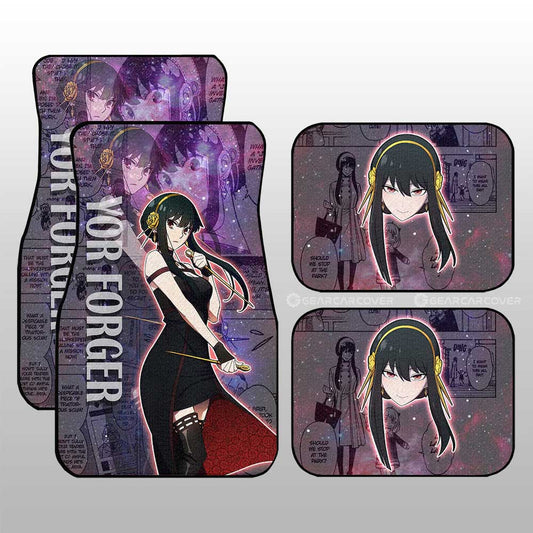 Spy x Family Anime Car Floor Mats Custom Yor Forger Galaxy Style Car Accessories - Gearcarcover - 1