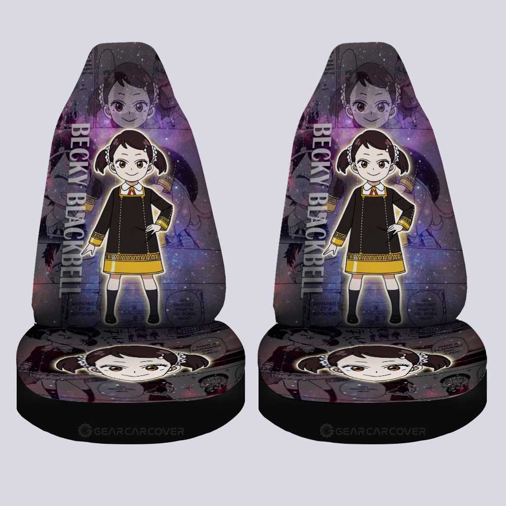 Spy x Family Anime Car Seat Covers Custom Becky Blackbell Galaxy Style Car Accessories - Gearcarcover - 4