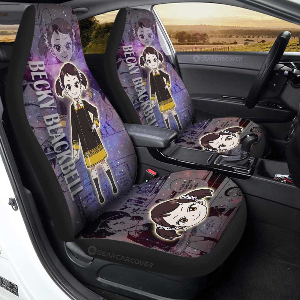 Spy x Family Anime Car Seat Covers Custom Becky Blackbell Galaxy Style Car Accessories - Gearcarcover - 1
