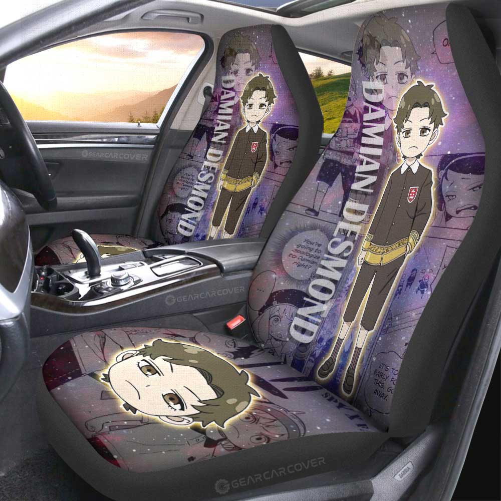 Spy x Family Anime Car Seat Covers Custom Damian Desmond Galaxy Style Car Accessories - Gearcarcover - 2