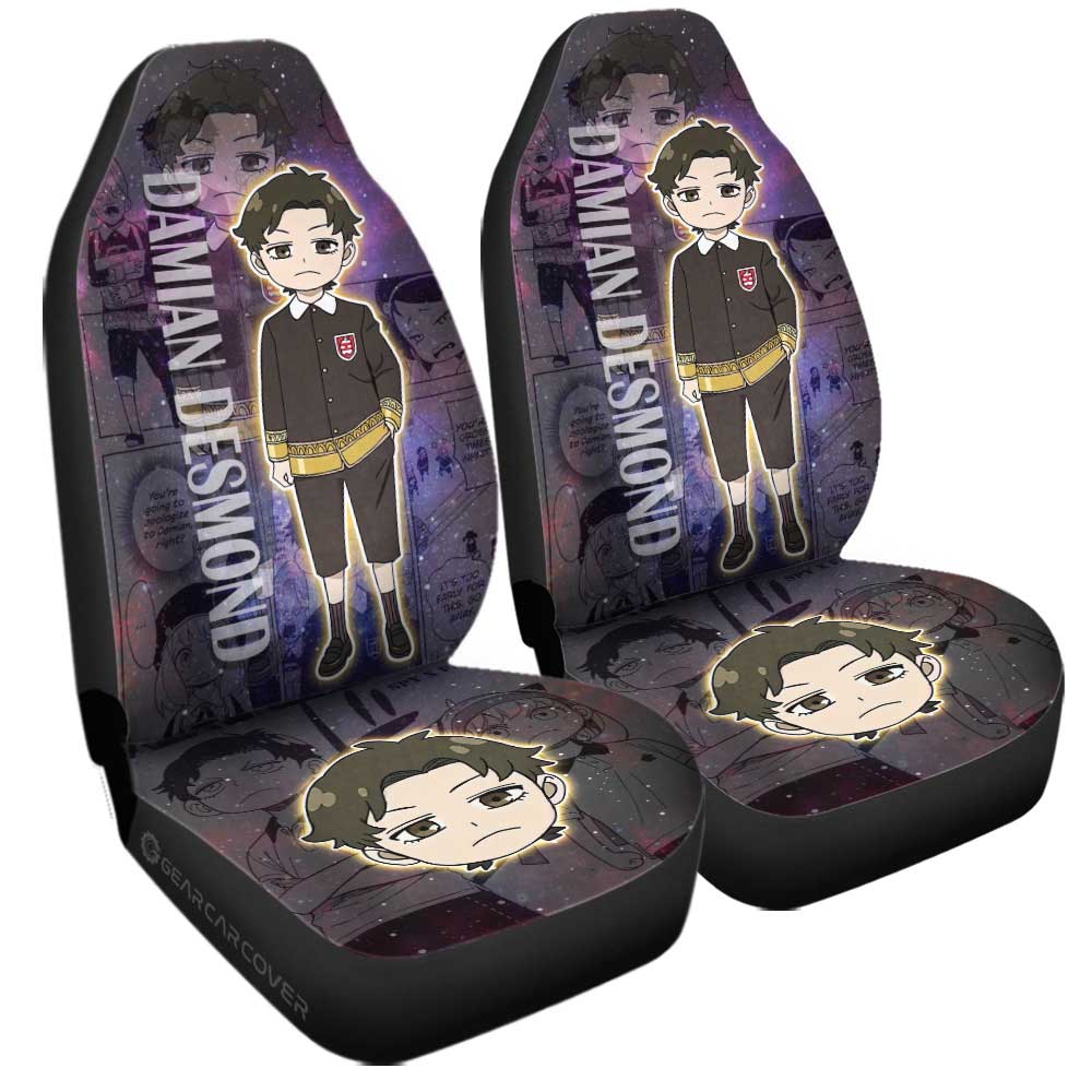 Spy x Family Anime Car Seat Covers Custom Damian Desmond Galaxy Style Car Accessories - Gearcarcover - 3