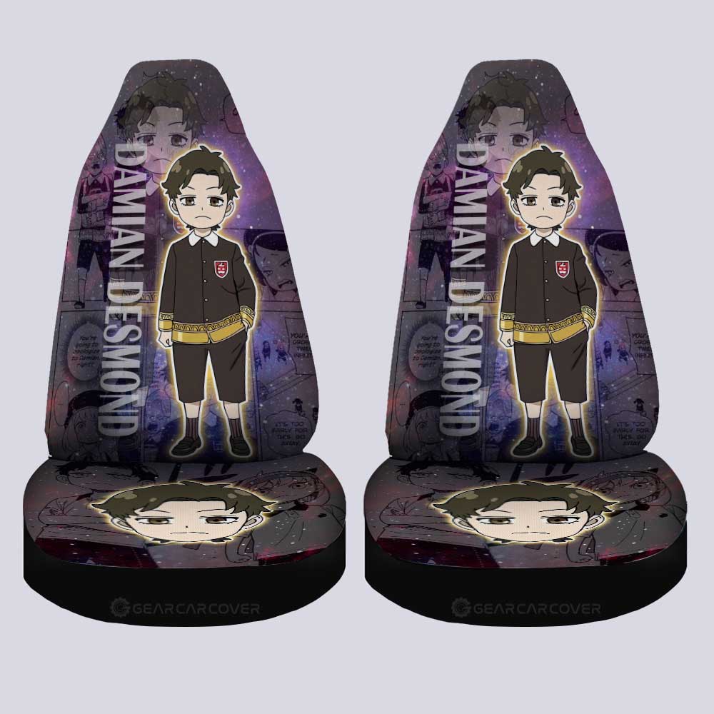 Spy x Family Anime Car Seat Covers Custom Damian Desmond Galaxy Style Car Accessories - Gearcarcover - 4