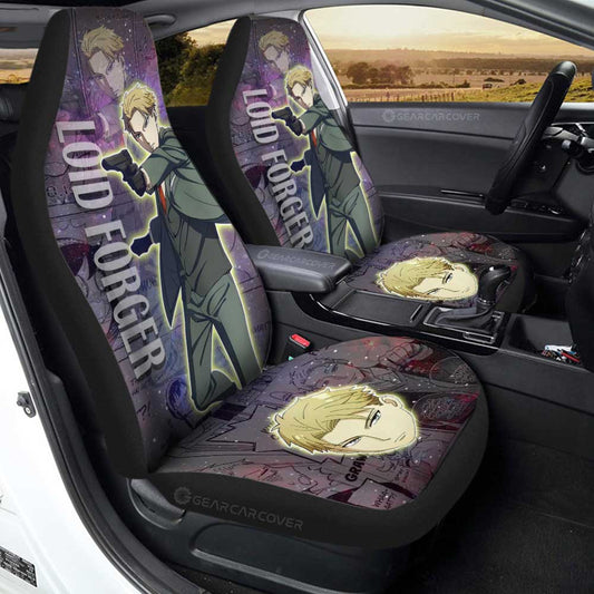 Spy x Family Anime Car Seat Covers Custom Loid Forger Galaxy Style Car Accessories - Gearcarcover - 1