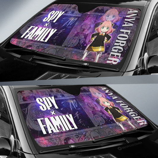 Spy x Family Anime Car Sunshade Custom Anya Forger Galaxy Style Car Accessories - Gearcarcover - 2