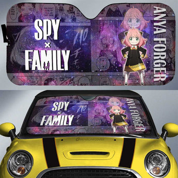 Spy x Family Anime Car Sunshade Custom Anya Forger Galaxy Style Car Accessories - Gearcarcover - 1