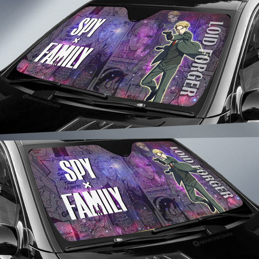 Spy x Family Anime Car Sunshade Custom Loid Forger Galaxy Style Car Accessories - Gearcarcover - 2