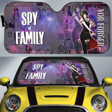 Spy x Family Anime Car Sunshade Custom Yor Forger Galaxy Style Car Accessories - Gearcarcover - 1