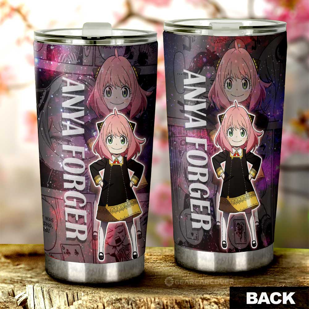 Spy x Family Anime Tumbler Cup Custom Anya Forger Galaxy Style Car Accessories - Gearcarcover - 3